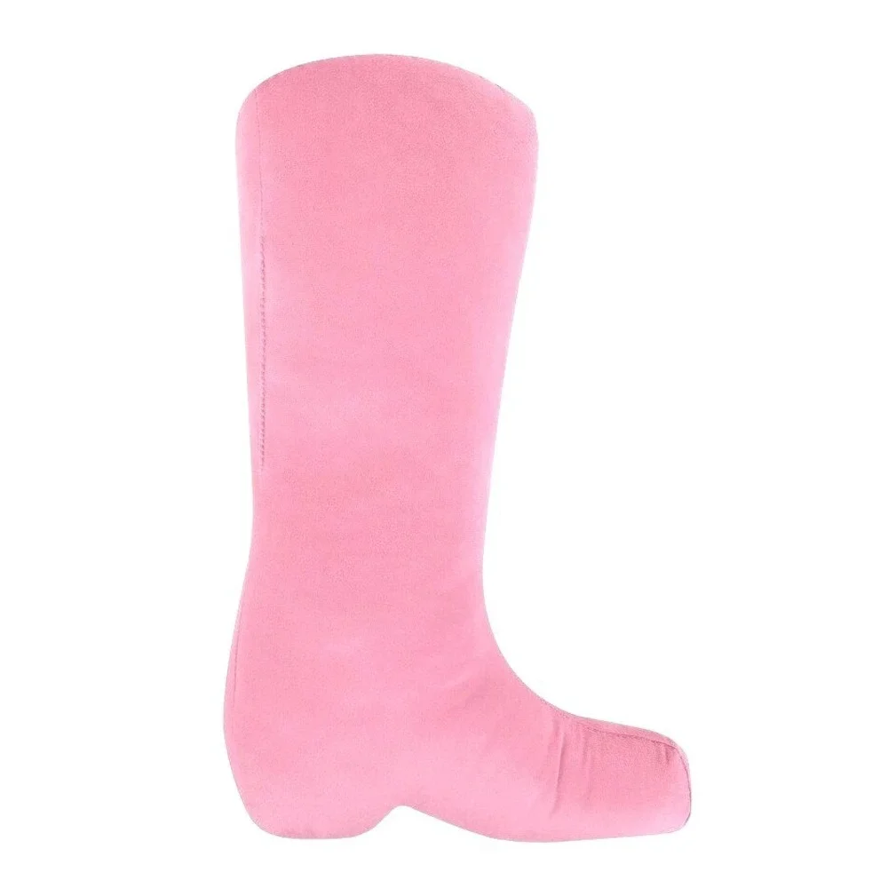 Sparkles Home Pink Glitter Cowboy Boot Pillow Western Daisy Glam Decor Floral